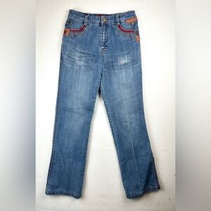 Meile S.D Embroidered Denim Jeans